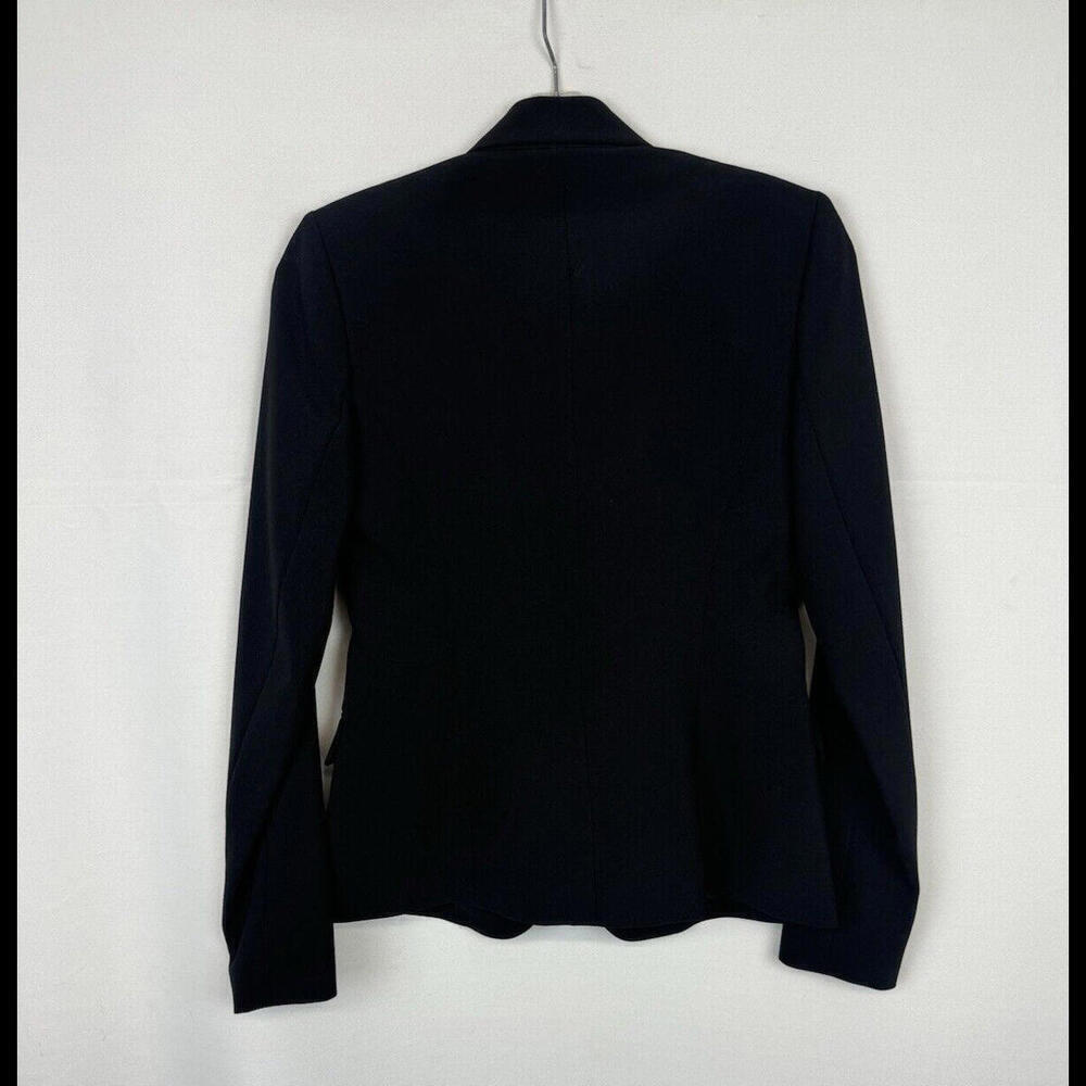 Theory Gabe B 2 Single Breasted Blazer Jacket Black Size 0 US - Picture 2 of 7